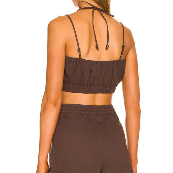 Revolve Brown Short Set - Picture 4 of 4